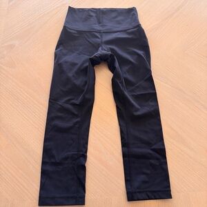 lululemon athletica Black Capri High-Rise Leggings